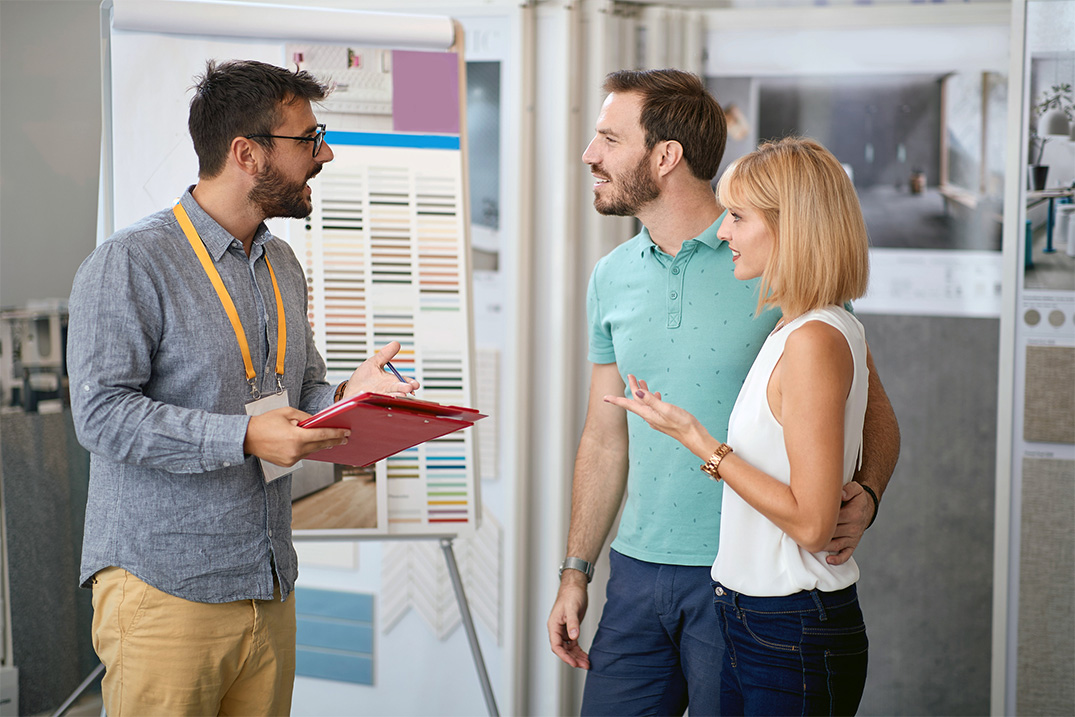 Meeting with kitchen designer